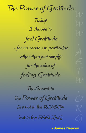 The Power of Gratitude