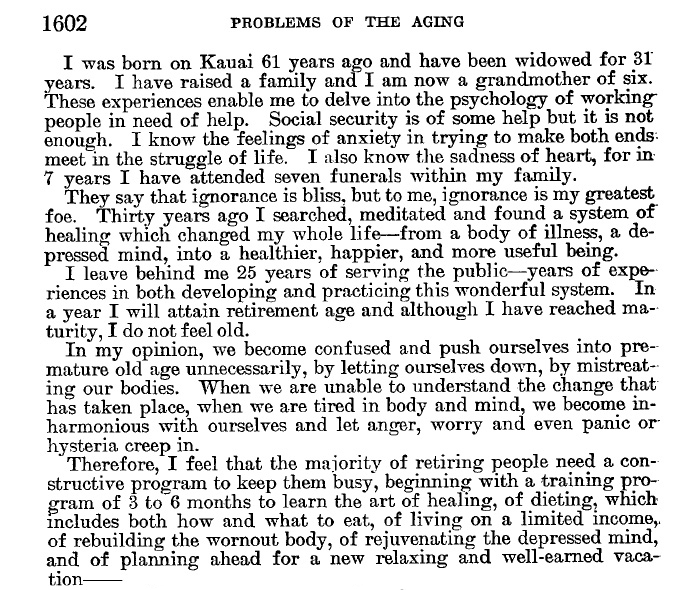 Special Committee on Aging. US Senate 1961